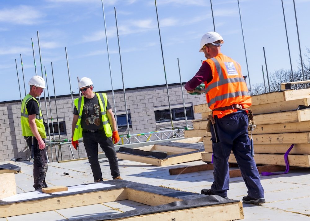 Dynamic Offsite installation team on site