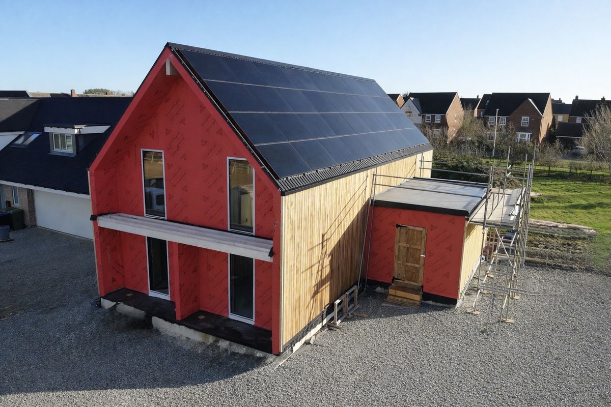 Energy positive home in Warwickshire