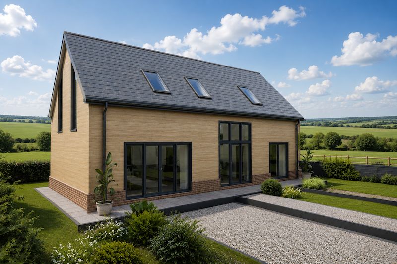 Rural eco home in Wales